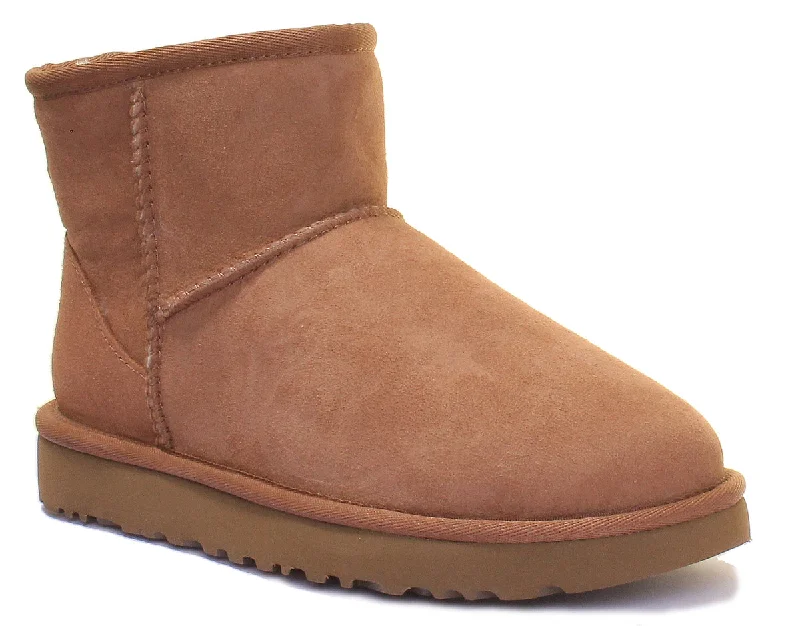 women's ankle boots with pointed toeUgg Australia Classic Mini 2 In Chestnut