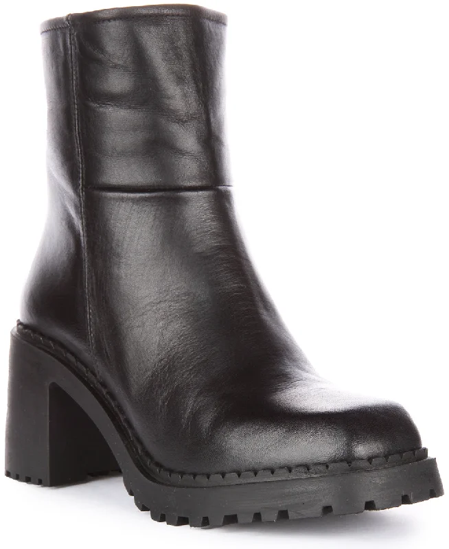 women's lace-up ankle bootsJustinreess England Melina In Black For Women