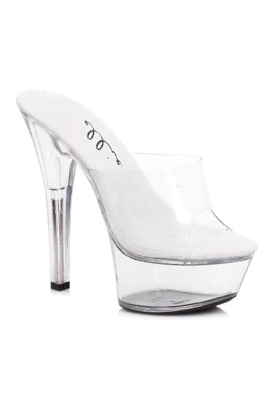 Plus Size Women's Wedge Heeled Sandals with Cork Sole in Beige for Added Comfort and Style601-VANITY Platform Slide | Clear Vinyl Plus Size Women's Wedge Heeled Sandals with Cork Sole in Beige for Added Comfort and Style601-VANITY Platform Slide | Clear Vinyl