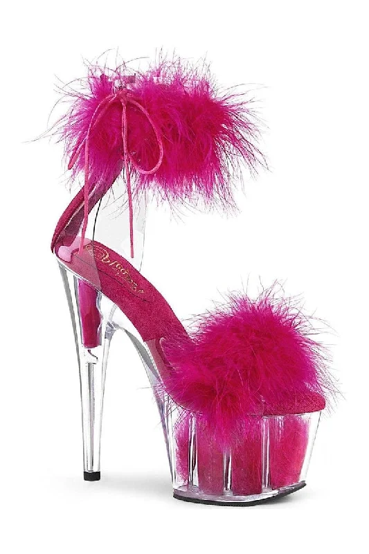 Women's Mesh Heeled Sandals with High Heel and Ankle Strap in Silver for a Contemporary and Stylish LookADORE-724F Exotic Sandal | Clear Vinyl Women's Mesh Heeled Sandals with High Heel and Ankle Strap in Silver for a Contemporary and Stylish LookADORE-724F Exotic Sandal | Clear Vinyl