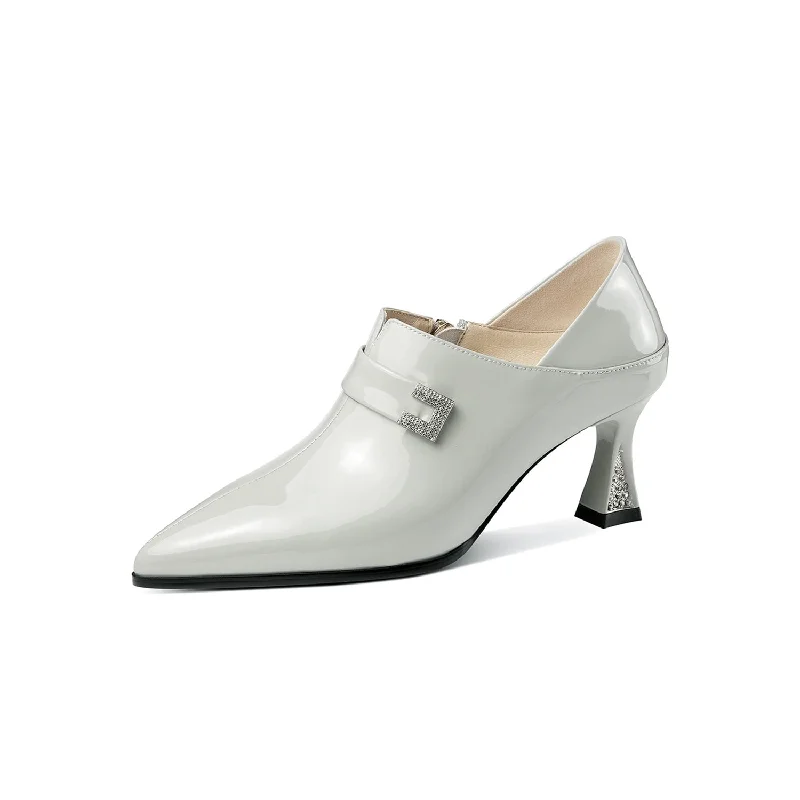 Women's brocade stiletto heel pumps with a vintage feelTinaCus Women's Pointed Toe Glossy Patent Leather Handmade Side Zip Up Rhinestone Mid Heels Stylish Pumps Women's brocade stiletto heel pumps with a vintage feelTinaCus Women's Pointed Toe Glossy Patent Leather Handmade Side Zip Up Rhinestone Mid Heels Stylish Pumps
