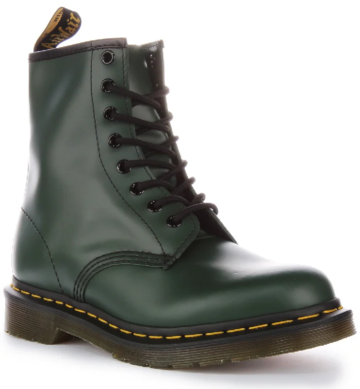 women's ankle boots with zippersDr Martens 1460 Green In Green