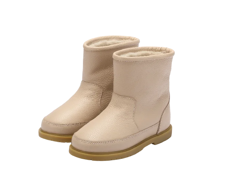 women's ankle boots with embroideryElmis | Light Rose Leather
