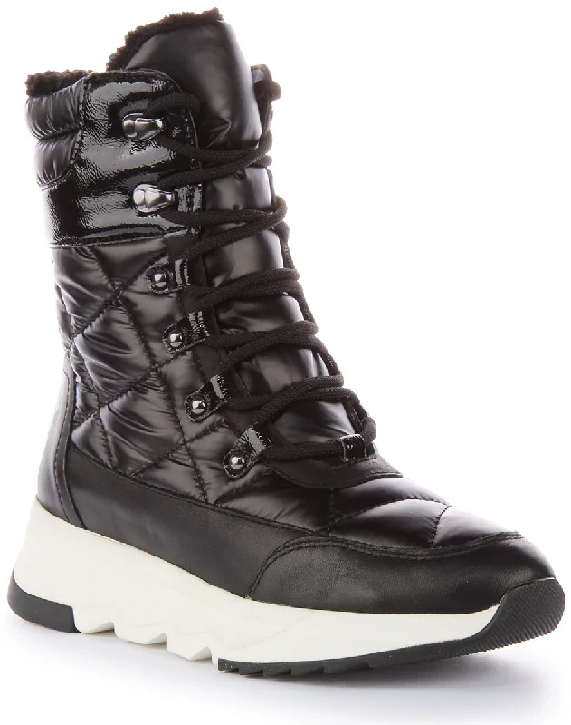 women's flat ankle bootsGeox Falena B Abx In Black For Women