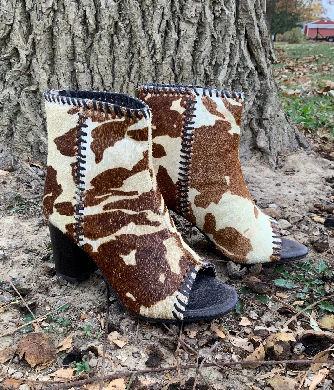 women's ankle boots with block heelsRoper Women's Betsy Red Cow Hair On Open Toe Bootie 0946-3069 women's ankle boots with block heelsRoper Women's Betsy Red Cow Hair On Open Toe Bootie 0946-3069