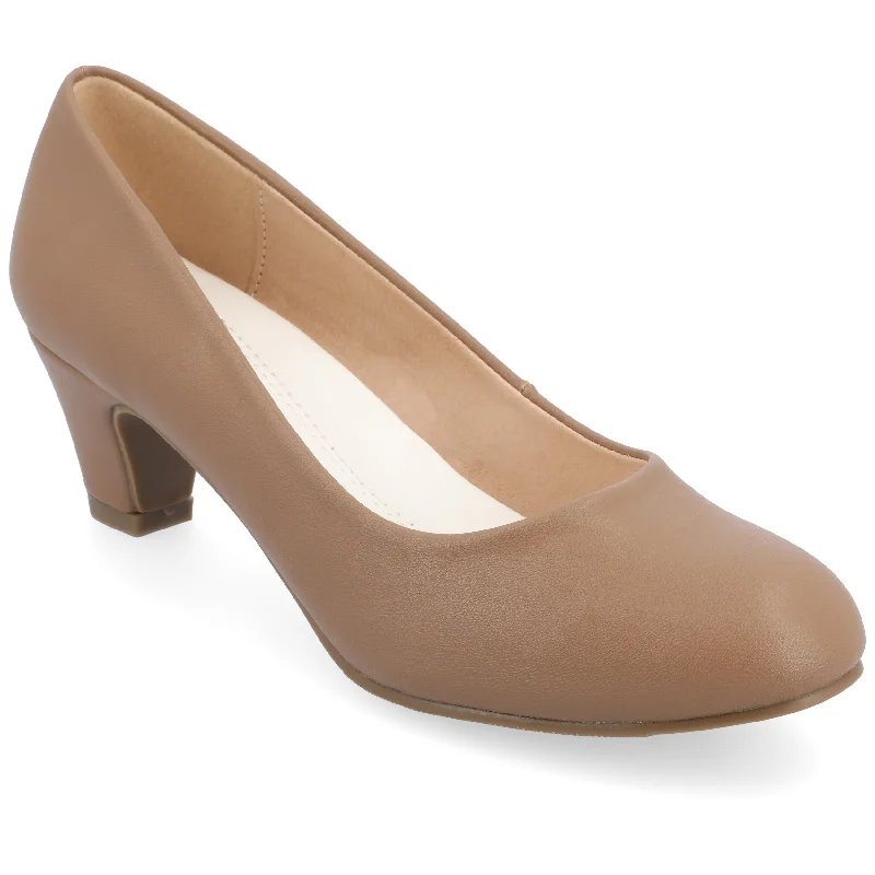 Women's platform stiletto heel pumps with a chunky soleJournee Collection Women's Comfort Luu-M Pump