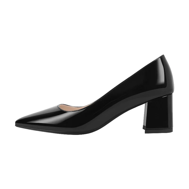 Women's lavender stiletto heel pumps for a delicate styleChucky Heel Basic Pumps