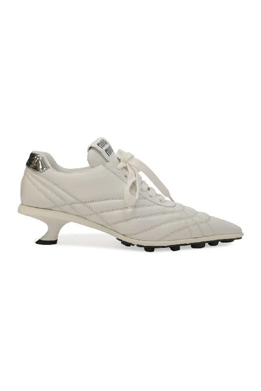 Women's padded - insole stiletto heel pumps for added comfort[WS7142] Miu Miu | Low Heel Pump