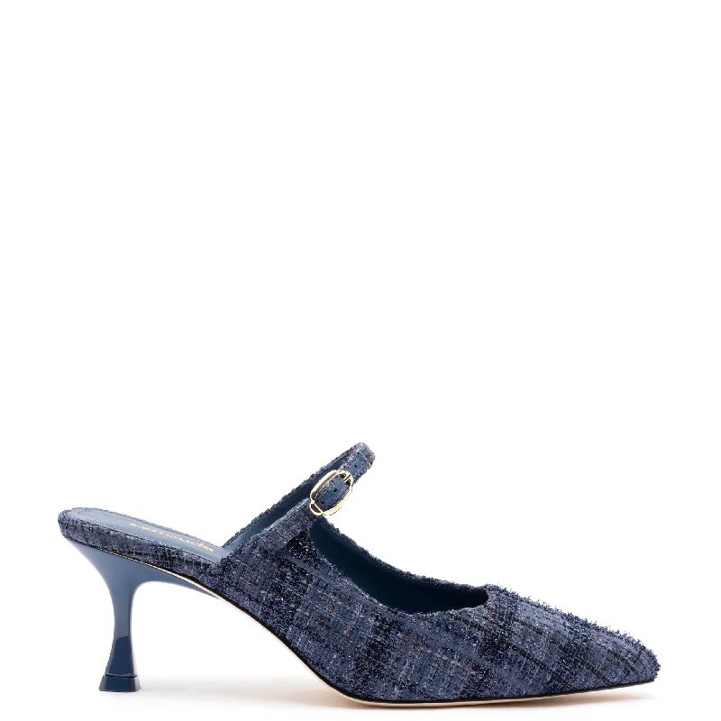 Women's arch - support stiletto heel pumps for better comfortInes Mule In Marlin Tweed Women's arch - support stiletto heel pumps for better comfortInes Mule In Marlin Tweed