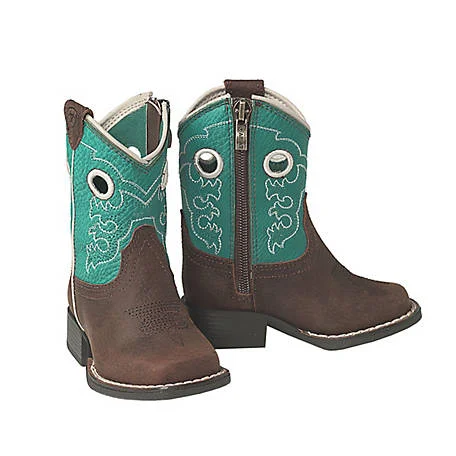 women's suede cowboy bootsAriat Lil' Stompers Crossfire Leather Toddler Boots