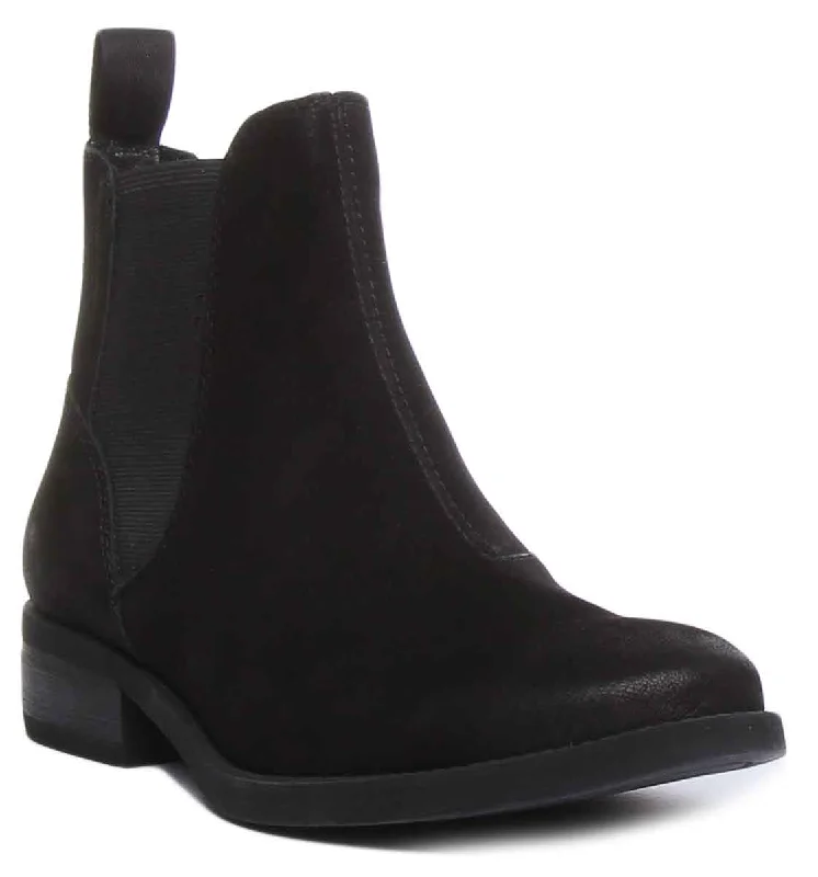 women's ankle boots with unique patternsVagabond Cary In Black