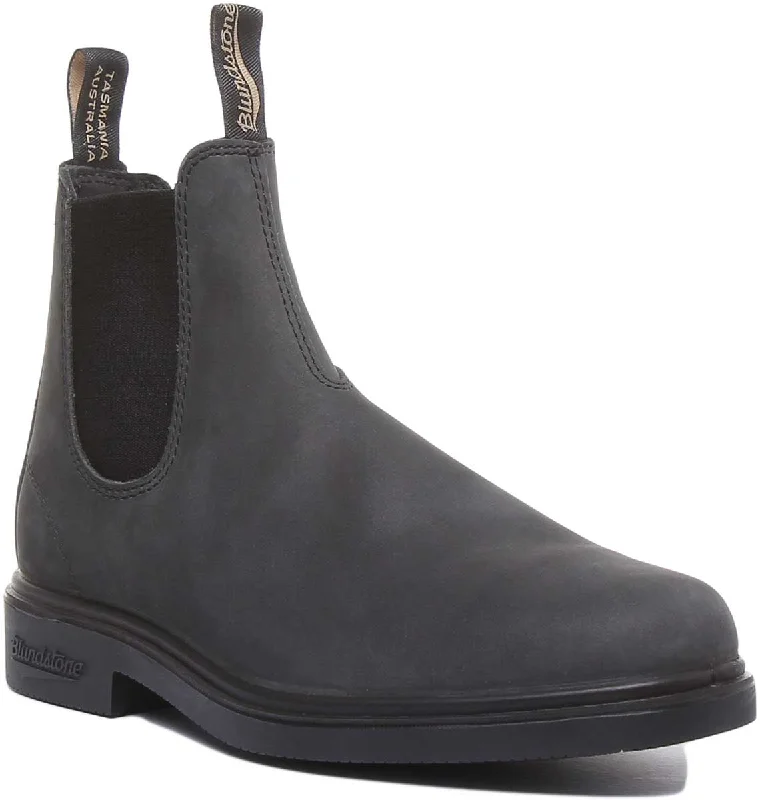 women's ankle boots with zippersBlundstone 1308 In Rustic Black