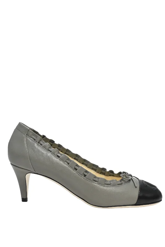 Women's red - carpet stiletto heel pumps for a glamorous event[WS6867] Chanel | Pumps