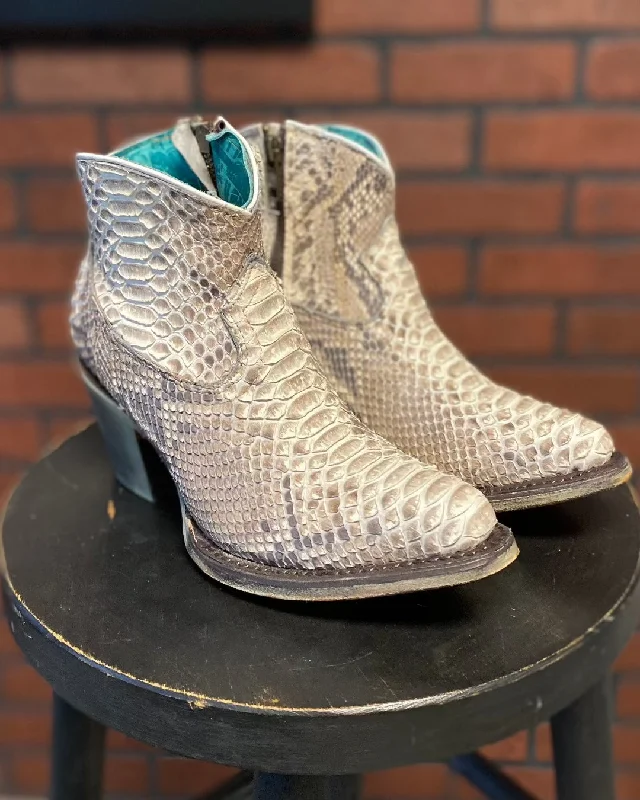 women's ankle boots with elastic sidesCorral Women's Natural Python J Toe Bootie A4319 women's ankle boots with elastic sidesCorral Women's Natural Python J Toe Bootie A4319