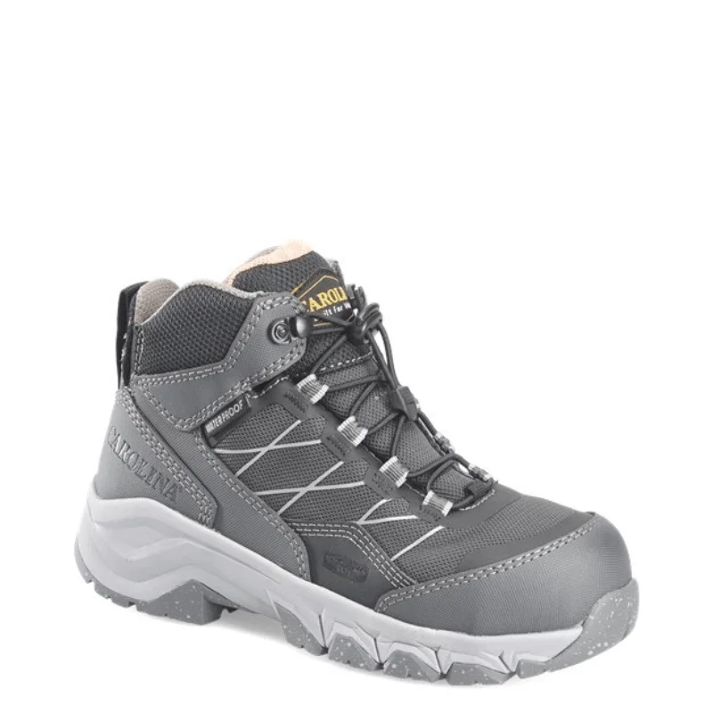 women's work boots with Kevlar stitchingCarolina Women's Vya Grey Waterproof Composite Toe Hiker Boots CA5677 women's work boots with Kevlar stitchingCarolina Women's Vya Grey Waterproof Composite Toe Hiker Boots CA5677