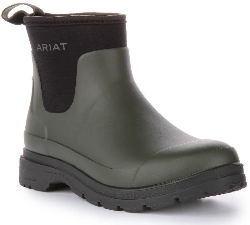 women's ankle boots for winterAriat Kelmarsh Shorti In Olive For Women