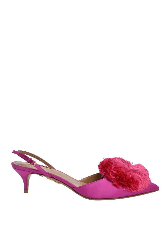 Women's hot pink stiletto heel pumps for a fun night out[WS6990] Aquazzura | Low Heel Pump