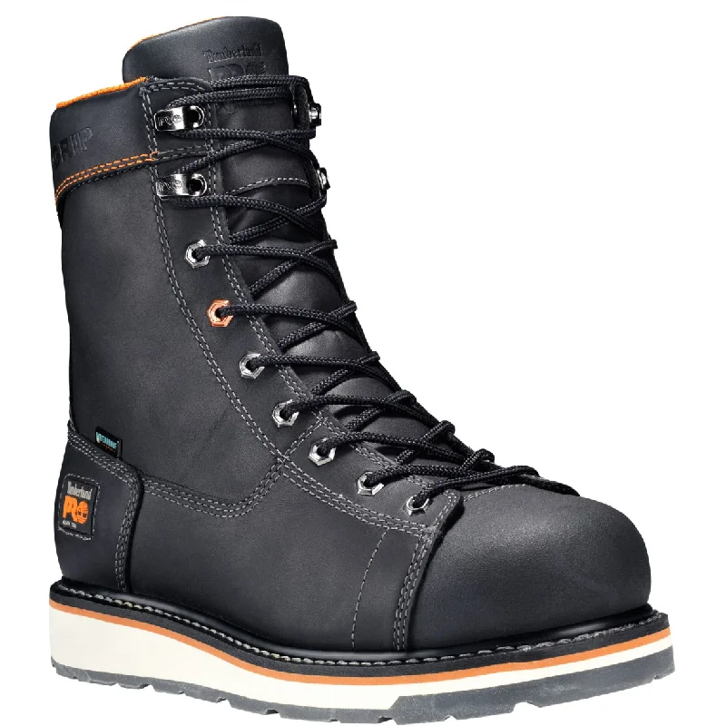 women's boots for plumbersTimberland PRO® Men's Black GRIDWORKS 8" Alloy Toe CSA Work Boots
