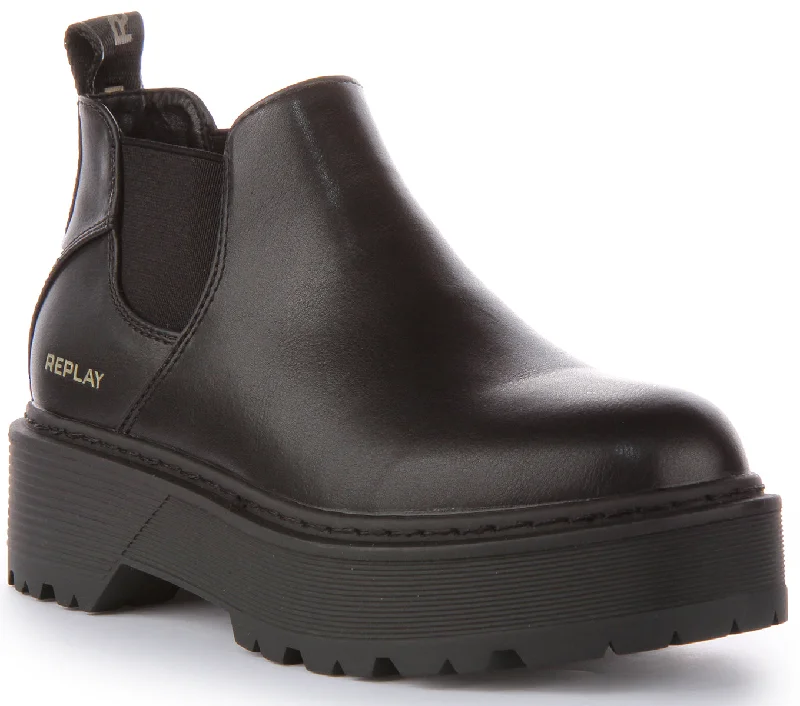 women's ankle boots for special occasionsReplay Luisa Tiny In Black For Women