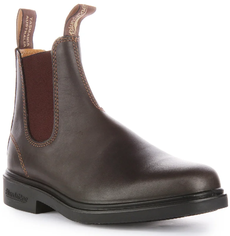 women's ankle boots with metallic finishBlundstone 067 Chelsea In Brown