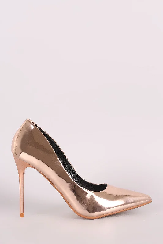 Women's royal blue stiletto heel pumps for a formal eventShiny Patent Pointy Toe Stiletto Pump Women's royal blue stiletto heel pumps for a formal eventShiny Patent Pointy Toe Stiletto Pump