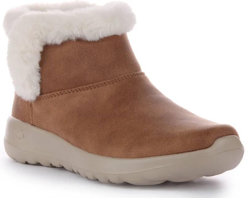 women's ankle boots with elastic sidesSkechers On The Go Joy In Chestnut For Women