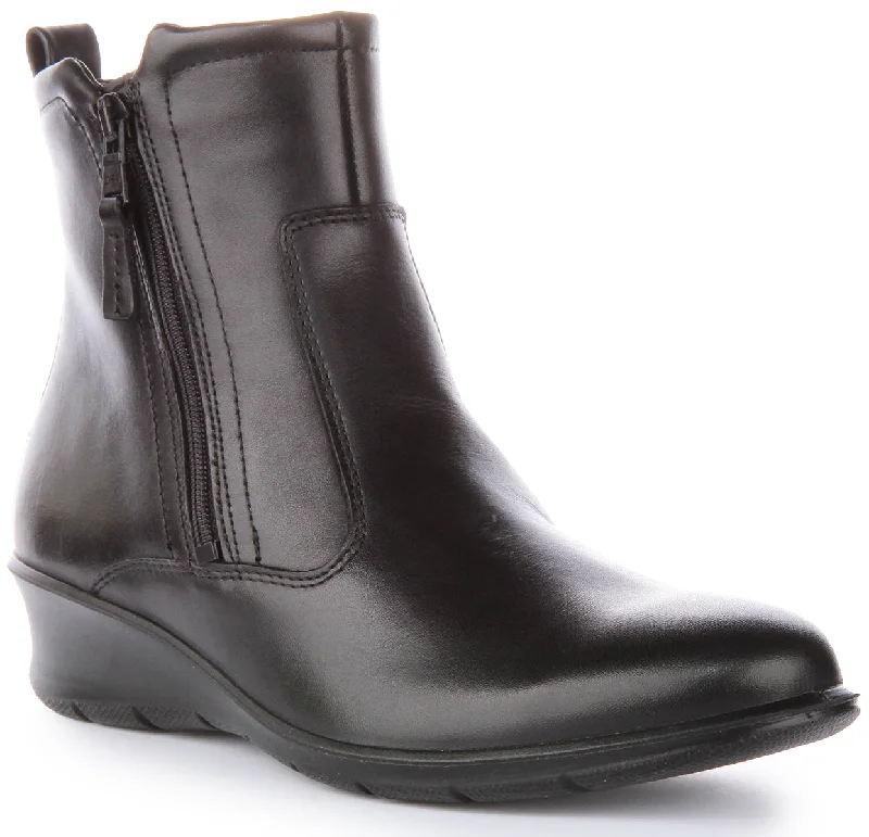 women's waterproof ankle bootsEcco Felicia In Black For Women