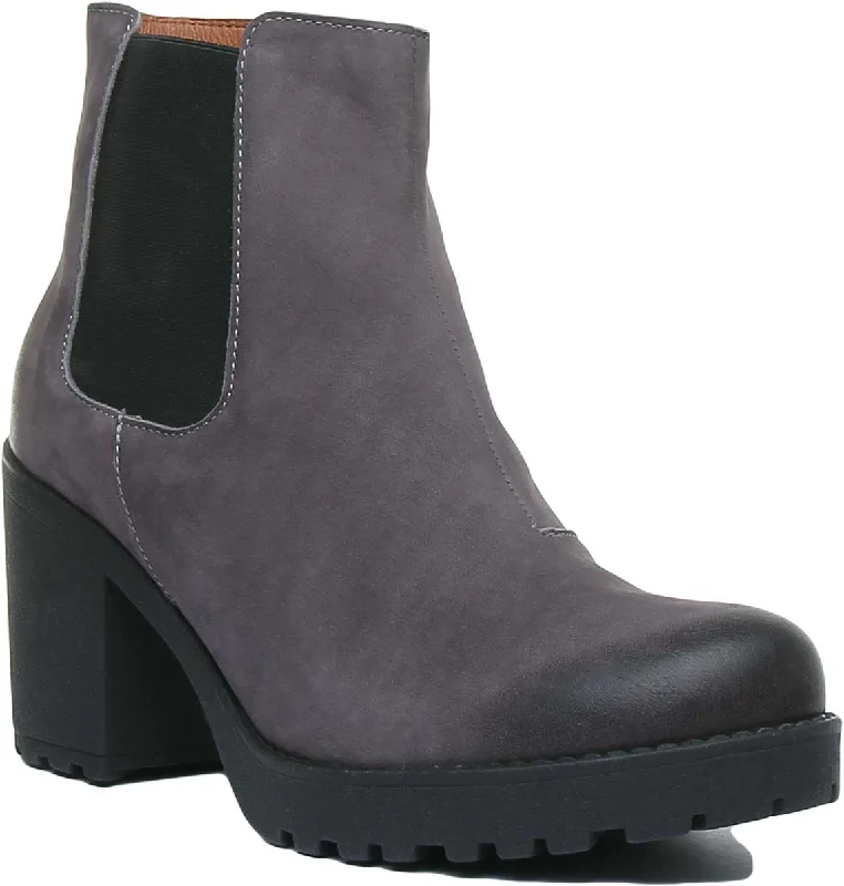 women's ankle boots for fashion-forwardJustin Reece England 3100 In Grey