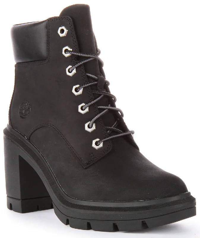 women's leather ankle bootsTimberland A5Y6C In Black For Women