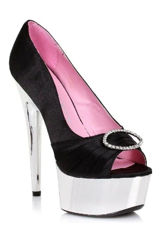 Women's red - carpet stiletto heel pumps for a glamorous event609-LAUREN Platform Pump | Black Patent Women's red - carpet stiletto heel pumps for a glamorous event609-LAUREN Platform Pump | Black Patent