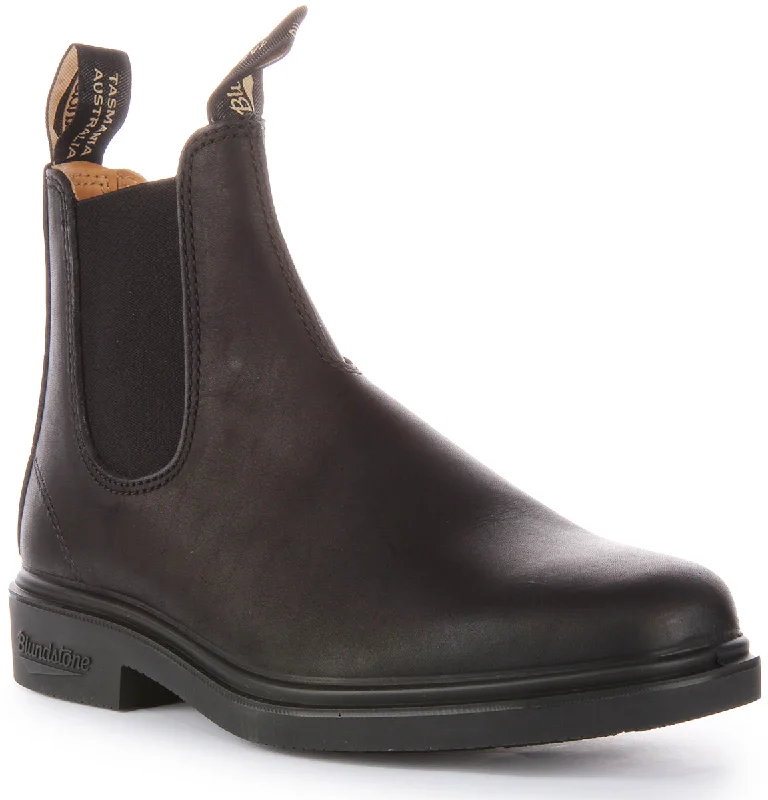 women's ankle boots for wide calvesBlundstone 068 Chelsea In Black