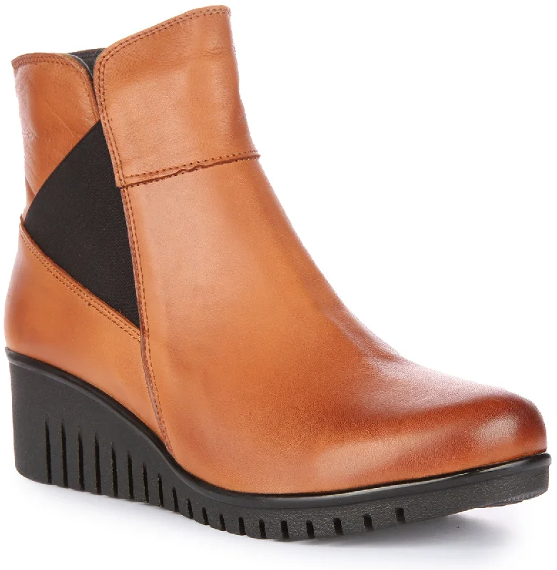 women's heeled ankle bootsJustinreess England Rosalia In Brown Black For Women