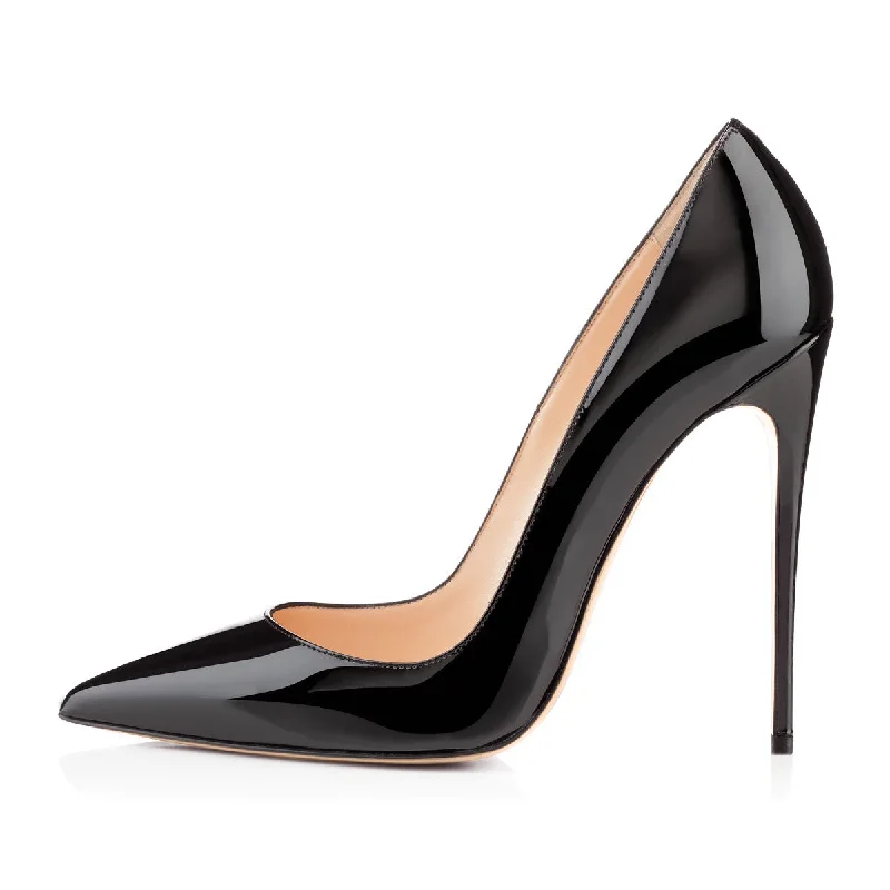 Women's office - appropriate stiletto heel pumps with a low - heel option8cm 10cm 12cm Pointed Toe Slip On High Heel Pumps Women's office - appropriate stiletto heel pumps with a low - heel option8cm 10cm 12cm Pointed Toe Slip On High Heel Pumps
