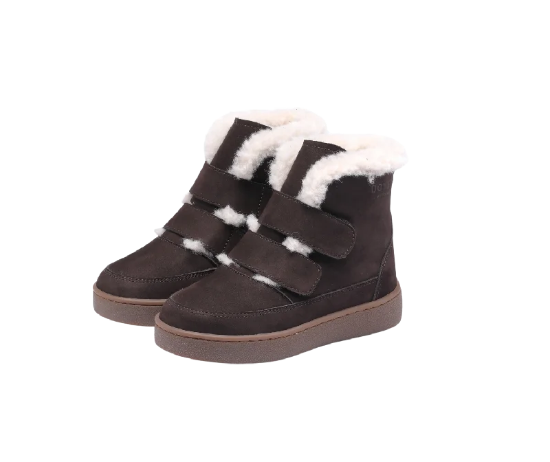 women's heeled ankle bootsClenn Boots | Dark Brown Nubuck