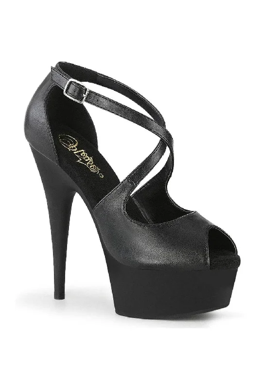 Women's Velvet Heeled Sandals with Kitten Heel in Burgundy for a Sophisticated and Elegant Evening LookDELIGHT-621 Exotic Sandal | Black Faux Leather Women's Velvet Heeled Sandals with Kitten Heel in Burgundy for a Sophisticated and Elegant Evening LookDELIGHT-621 Exotic Sandal | Black Faux Leather
