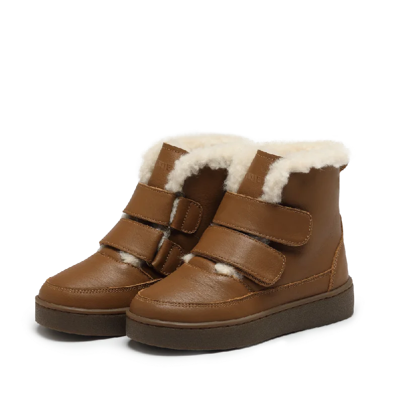 women's ankle boots with metallic finishClenn Boots | Chestnut Leather