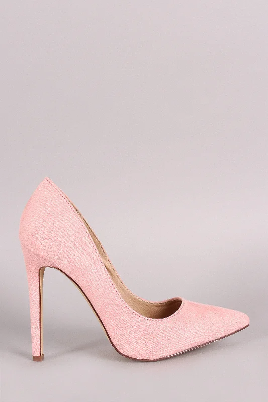 Women's evening gala stiletto heel pumps in a long - lasting colorSuede Pointy Toe Stiletto Pump Women's evening gala stiletto heel pumps in a long - lasting colorSuede Pointy Toe Stiletto Pump