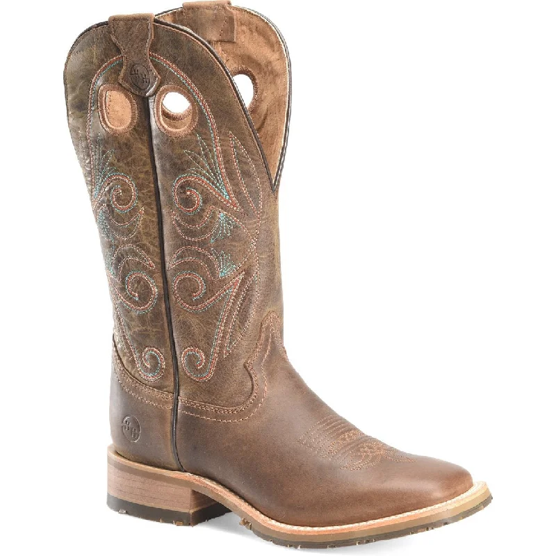 women's boots for factory workDouble H Women's Grace 12" Wide ST Roper Work Boot - Brown - DH7030 women's boots for factory workDouble H Women's Grace 12" Wide ST Roper Work Boot - Brown - DH7030
