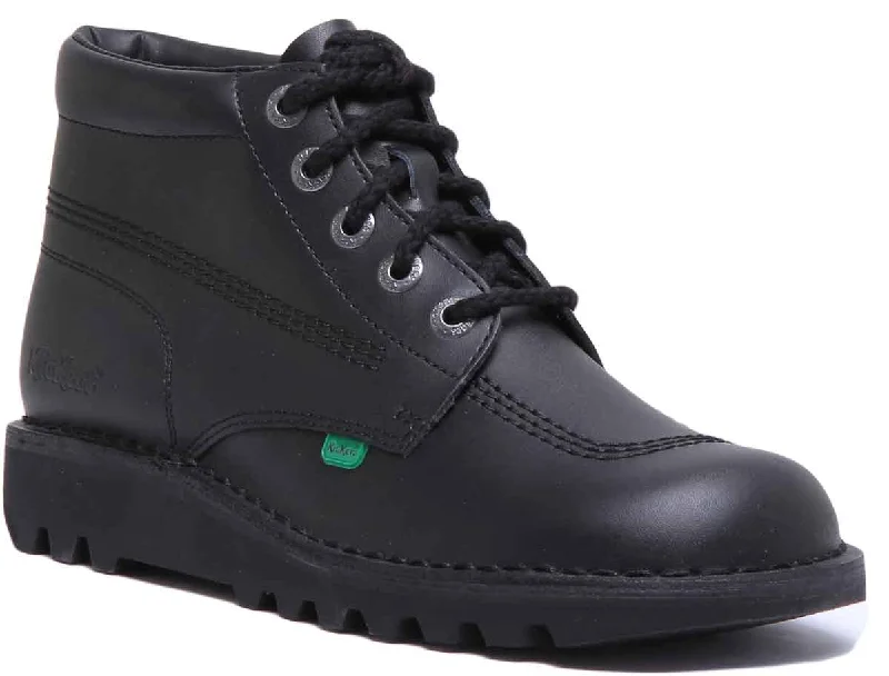 women's flat ankle bootsKickers Kickers Kick Hi In Black in Adults UK Size 6.5 - 12