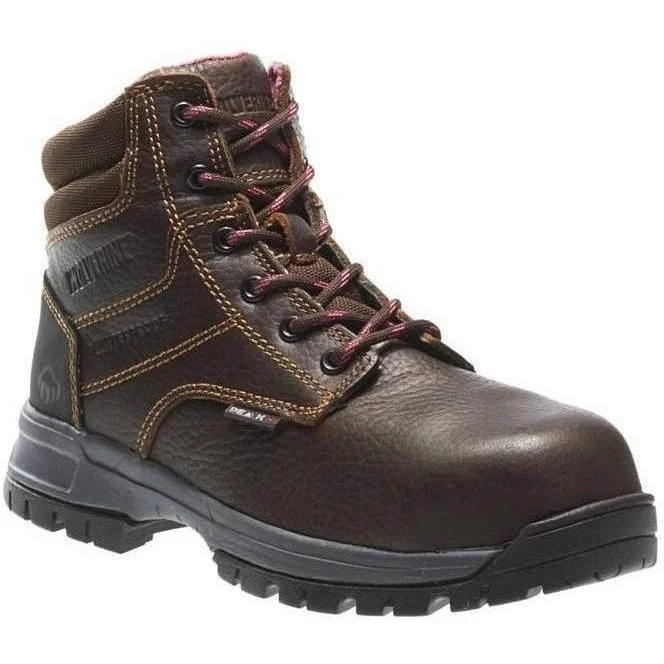 Here are 50 long-tail keywords for "women Work & Safety Boots":Wolverine Women's Piper 6" Comp Toe WP EH Work Boot - Brown - W10180