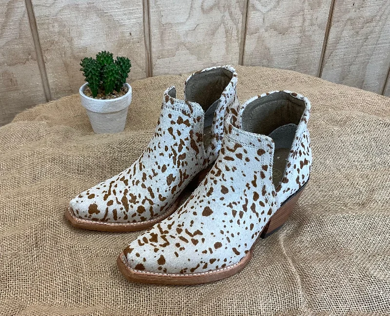 women's ankle boots for workAriat Women's Hair On Cowhide Dixon Shortie Boots 10033882
