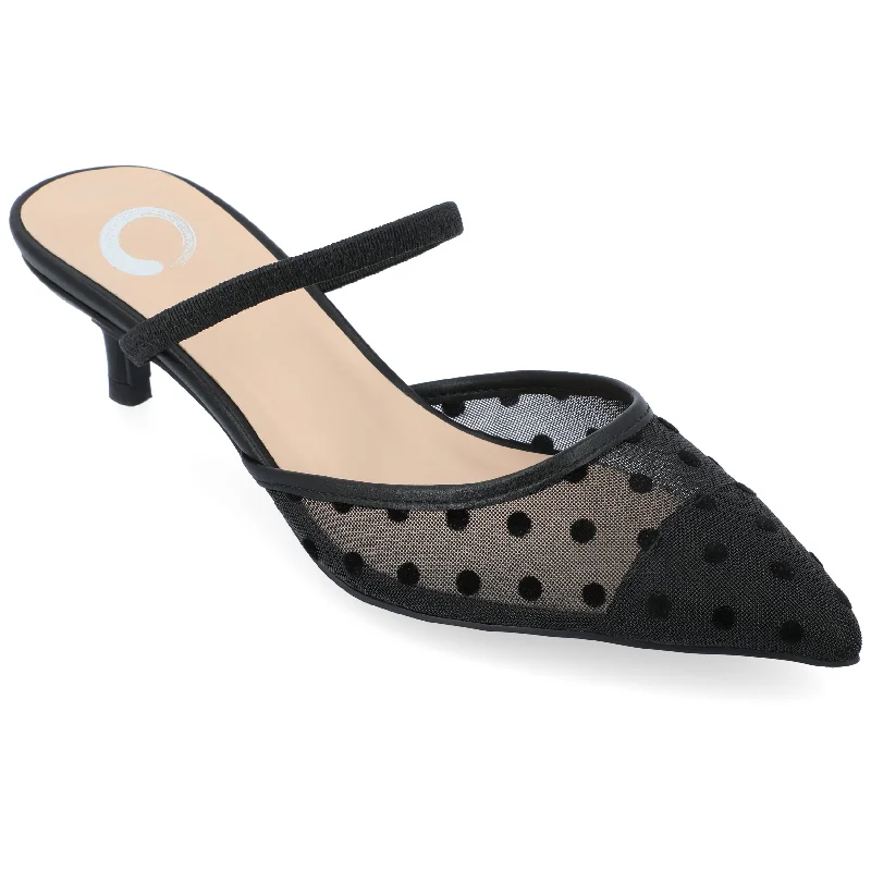 Women's genuine leather stiletto heel pumps with a soft finishJournee Collection Women's Allana Pump Women's genuine leather stiletto heel pumps with a soft finishJournee Collection Women's Allana Pump