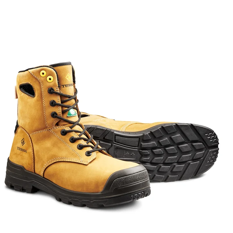 women's pull-on work bootsTerra Argo 8" CSA Metal Free Work Boot