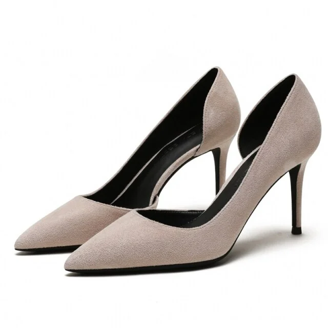 Women's adjustable - strap stiletto heel pumps for a customizable fitSexy Women's 8cm High Heels Pointed Toe Suede Leather D'orsay Heels Pumps Women's adjustable - strap stiletto heel pumps for a customizable fitSexy Women's 8cm High Heels Pointed Toe Suede Leather D'orsay Heels Pumps