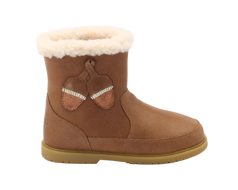 women's ankle boots with bow detailsTrene Boots | Acorn | Chestnut Leather
