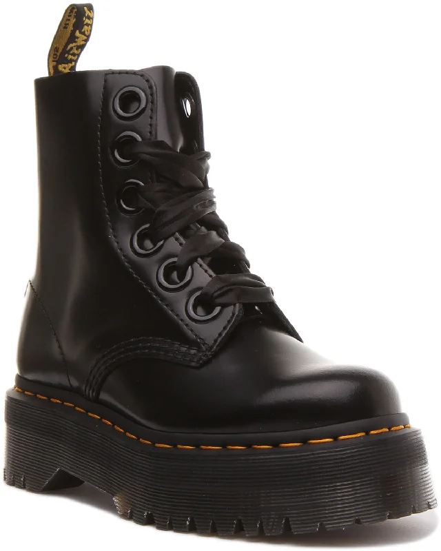 women's waterproof ankle bootsDr Martens Molly In Black