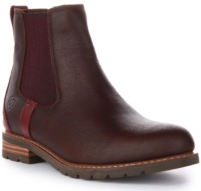 women's lace-up ankle bootsAriat Wexford H20 Waterproof In Brown For Women