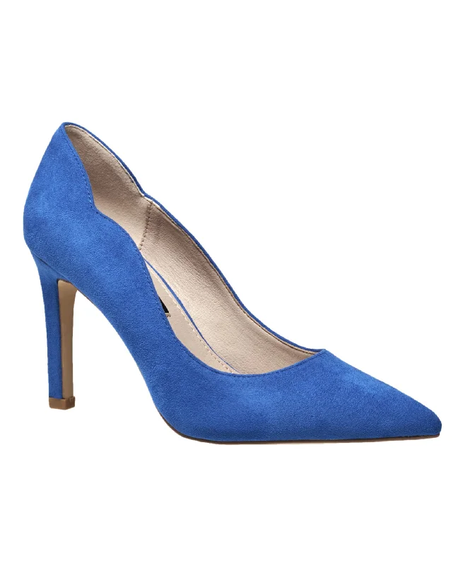 Women's royal blue stiletto heel pumps for a formal eventFrench Connection Women's Scallop Heel Women's royal blue stiletto heel pumps for a formal eventFrench Connection Women's Scallop Heel