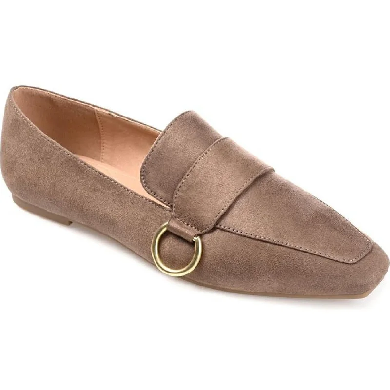 Women's Cashmere - Lined Ballet Flats in Burgundy for Warmth in Cold Weather Journee Collection Womens Benntly Embellished Cushioned Insole Loafers