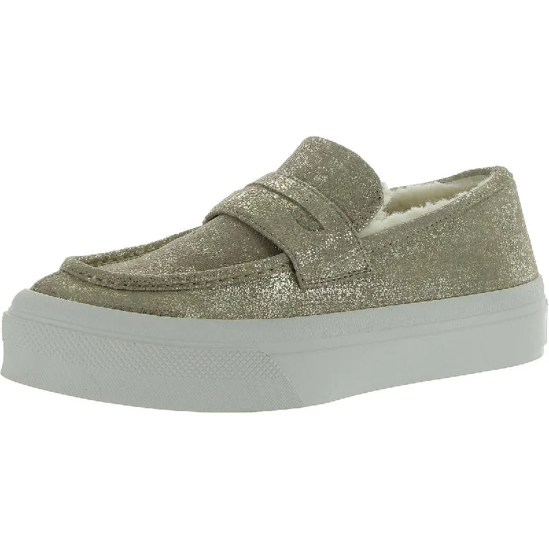 Women's Fur - Lined Ballet Flats in Tan for a Cozy Winter Option J/Slides Womens Giles Suede Round toe Loafers Women's Fur - Lined Ballet Flats in Tan for a Cozy Winter Option J/Slides Womens Giles Suede Round toe Loafers